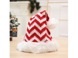 Gorro De Papá Noel Tejido A Mano, Unisex, Blanco, Cómodo, De Felpa Gruesa, Gorro Navideño Para Adultos, Artículos Para Fiestas.