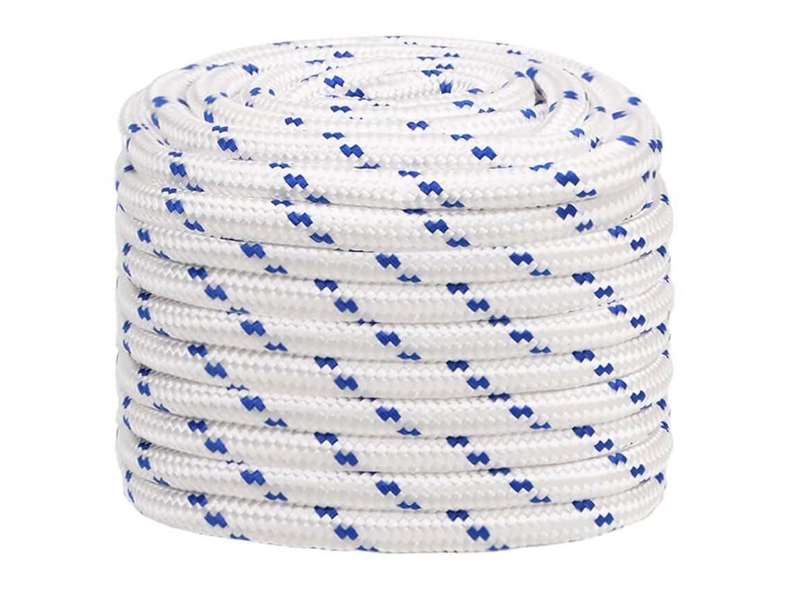 Cuerda para barcos de 20 mm y 25 m, polipropileno blanco HARLANV1