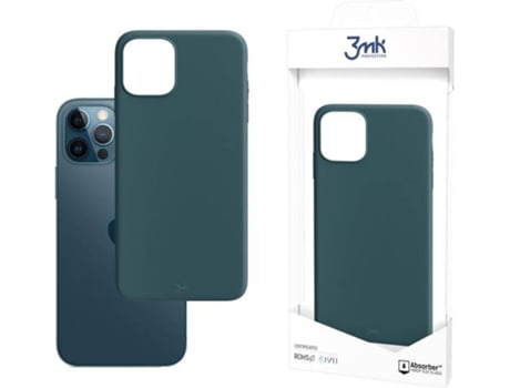 Funda Apple iPhone 12/12 Pro 3MK Lisa (Verde)