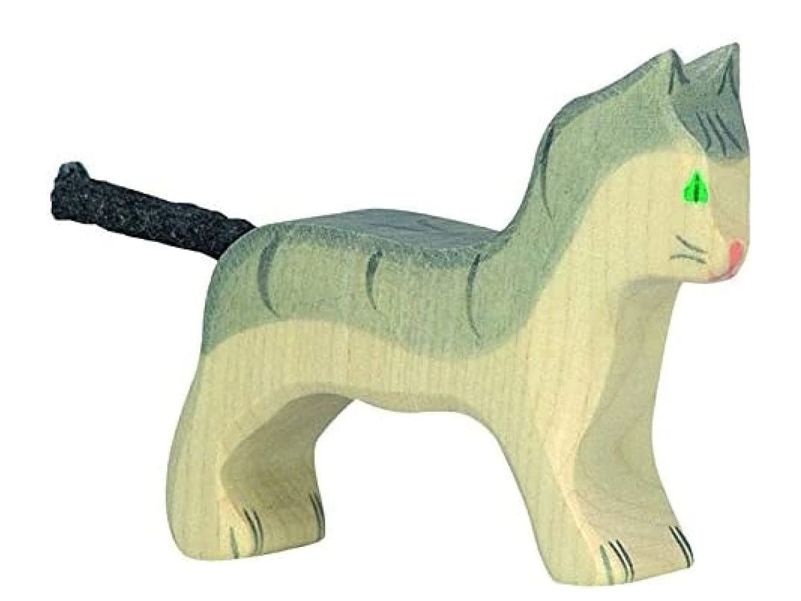 Figuras de Acción HOLZTIGER (Madera - Gris - 6 x 1,9 x 4,5 cm)