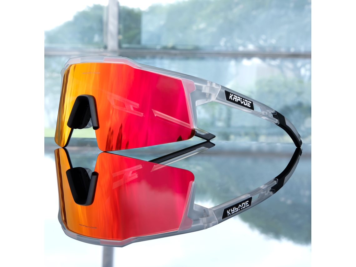 (estilo 12) Gafas De Ciclismo, Lentes De Polímero Negro Con Protección Uv400, Montura Tr-90