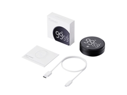Cronómetro Digital Recargable Con Gran Pantalla Led Para Cocinar, Estudiar Y Hacer Ejercicio, Con Alarma Ajustable.