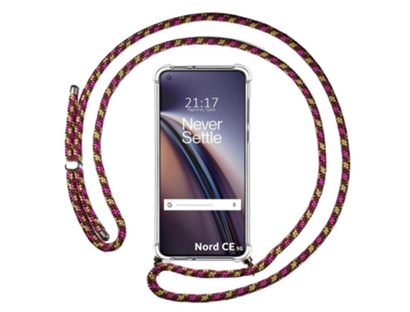 Carcasa OnePlus Nord CE 5G TUMUNDOSMARTPHONE Colgante Rosa