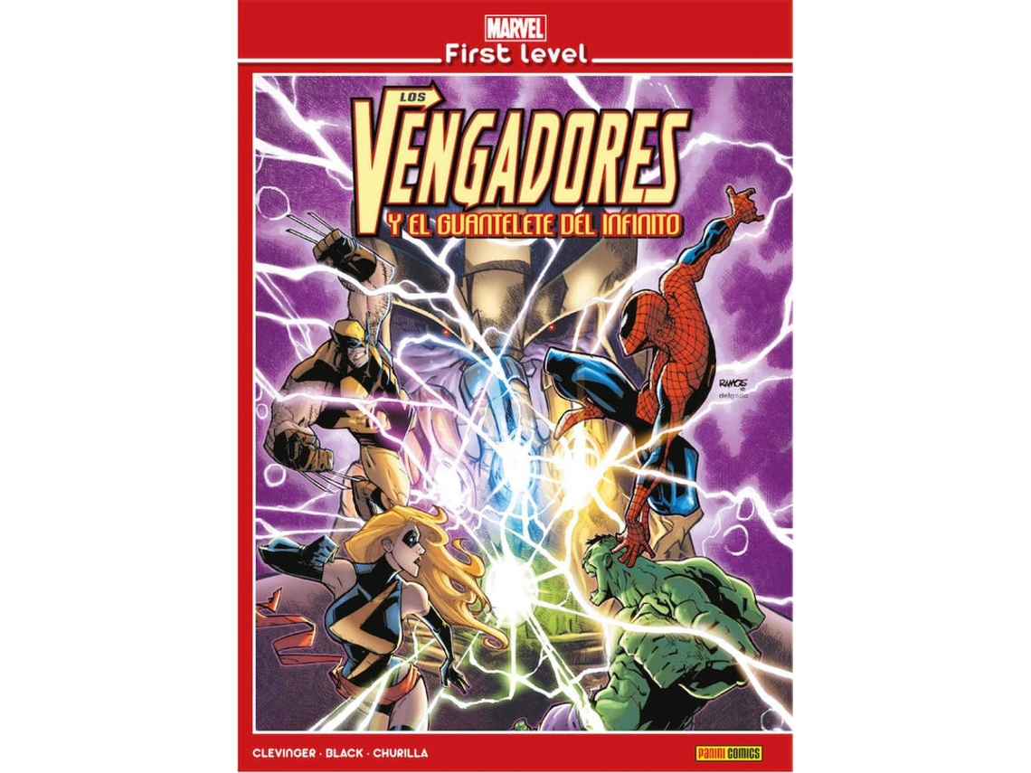 Libro Marvel First Level 01 Los Vengadores Y El Guantelete Del Infinito de Brian Clevinger (Español)
