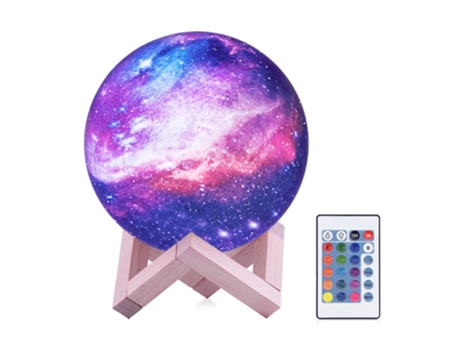 Lámpara Lunar Pintada PLA (Bola Pintada 16 Colores 10CM) ZMDECQNA