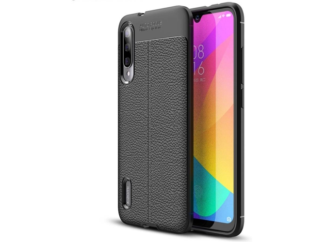 Funda Xiaomi Mi A3 PHONESHIELD Rugged Leather Negro