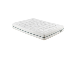 Colchón Cárabe De Látex Natural 100 Alto Confort 25 Cm Transpirable-160x200-blanco-27cm