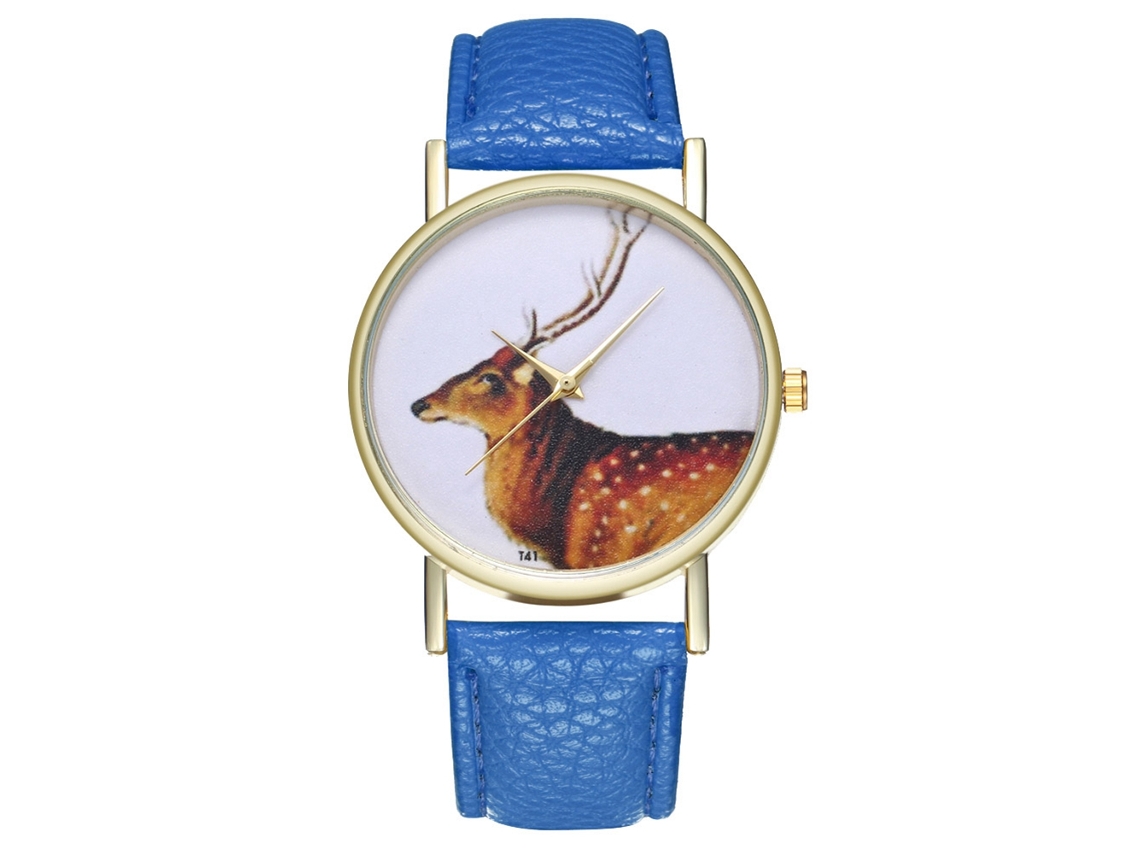 Reloj De Moda Unisex Para Hombre Y Mujer, Cuarzo, Correa De Silicona Azul.