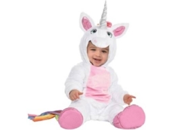 Disfraz de Niña L. PINTO PARTY Unicornio (1 año)