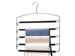 HYMNORA Cabinetes para pantalones, 5 niveles, antiderrapantes