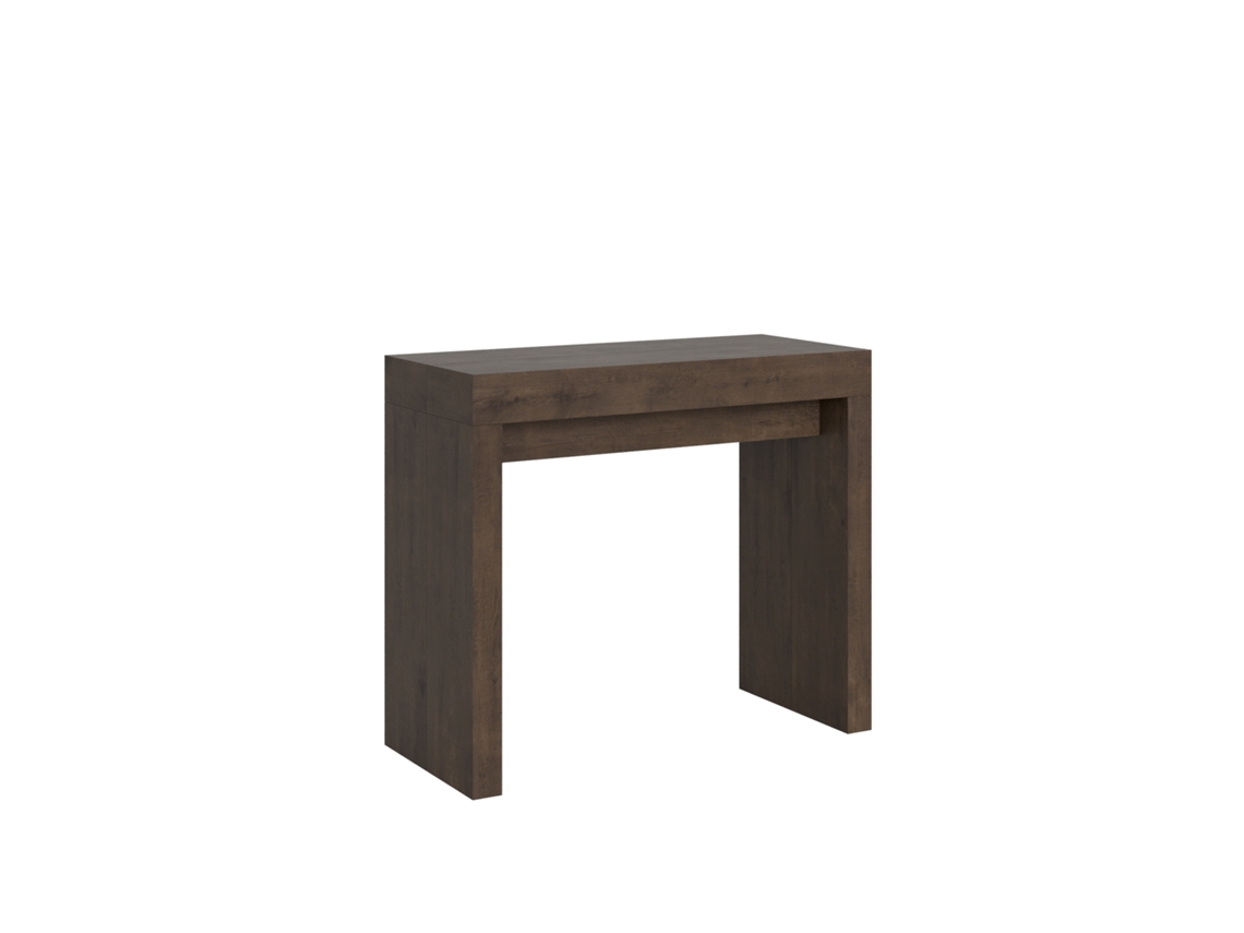 Consolas Roxell Extensible hasta 300 cm ITAMOBY (90 x 40 x 77 cm - Paneles de Melamina - Nogal)