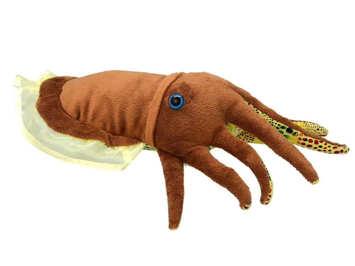 Peluche WILD PLANET Calamar (30 x 15 x 8 cm - Poliéster)