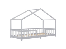 Estructura de Cama Infantil [EN.CASA] (Blanco - Madera - 90x200cm)