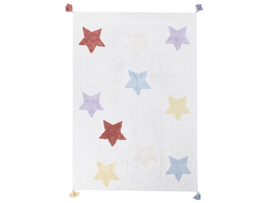 Alfombra para niños BELIANI Merevi de Algodón Multicolor 200x140