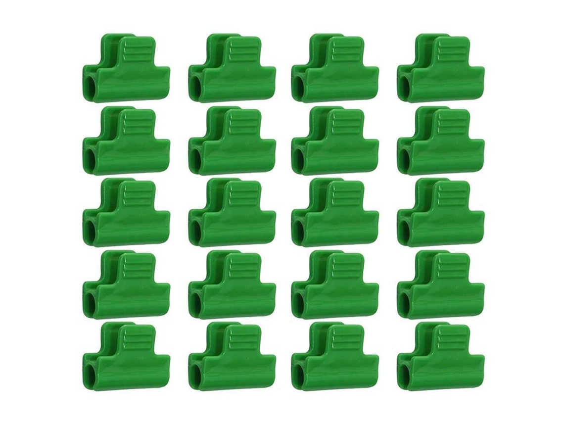 Clips Para Invernadero, 20 Unidades, Clips Para Película De Invernadero, Plástico Laminado, 11 Mm De Diámetro