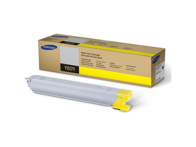 Tóner Amarillo Original SAMSUNG CLT-Y809S Amarillo compatible con CLX-9201NA/CLX-9251NA/CLX-9301NA
