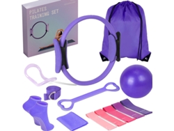 Set De Pilates De 8 Piezas Para Tonificar Y Adelgazar (Morado)  DIGITALLAB