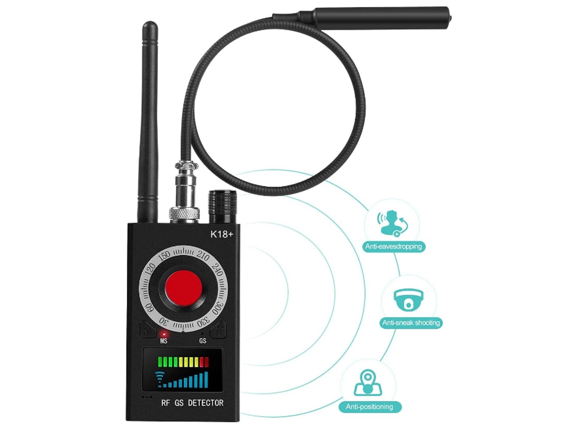 Detectores de cámaras ocultas, detector antiespía, dispositivo de escáner detector de RF para rastreador GPS en el automóvil Dispositivo de escucha en CHRONUS