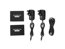 Extensor Hdmi Sin Comprimir Que Transmite Full Hd 1080p A Través De Cat 5e/6 Hasta 150 M Con Edid Y Enchufe Británico.