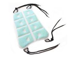 Almohadilla de enfriamiento ajustable PCM S/BRAND con cordón para mochilas, ideal para refrescarse en verano.