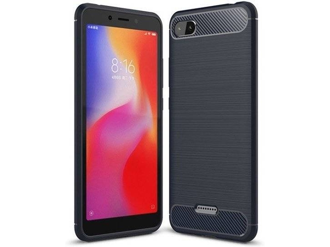 Funda Xiaomi Redmi 6A LMOBILE Carbono Azul