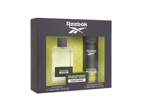 Set de Perfume Hombre REEBOK EDT Inspire Your Mind 2 Piezas