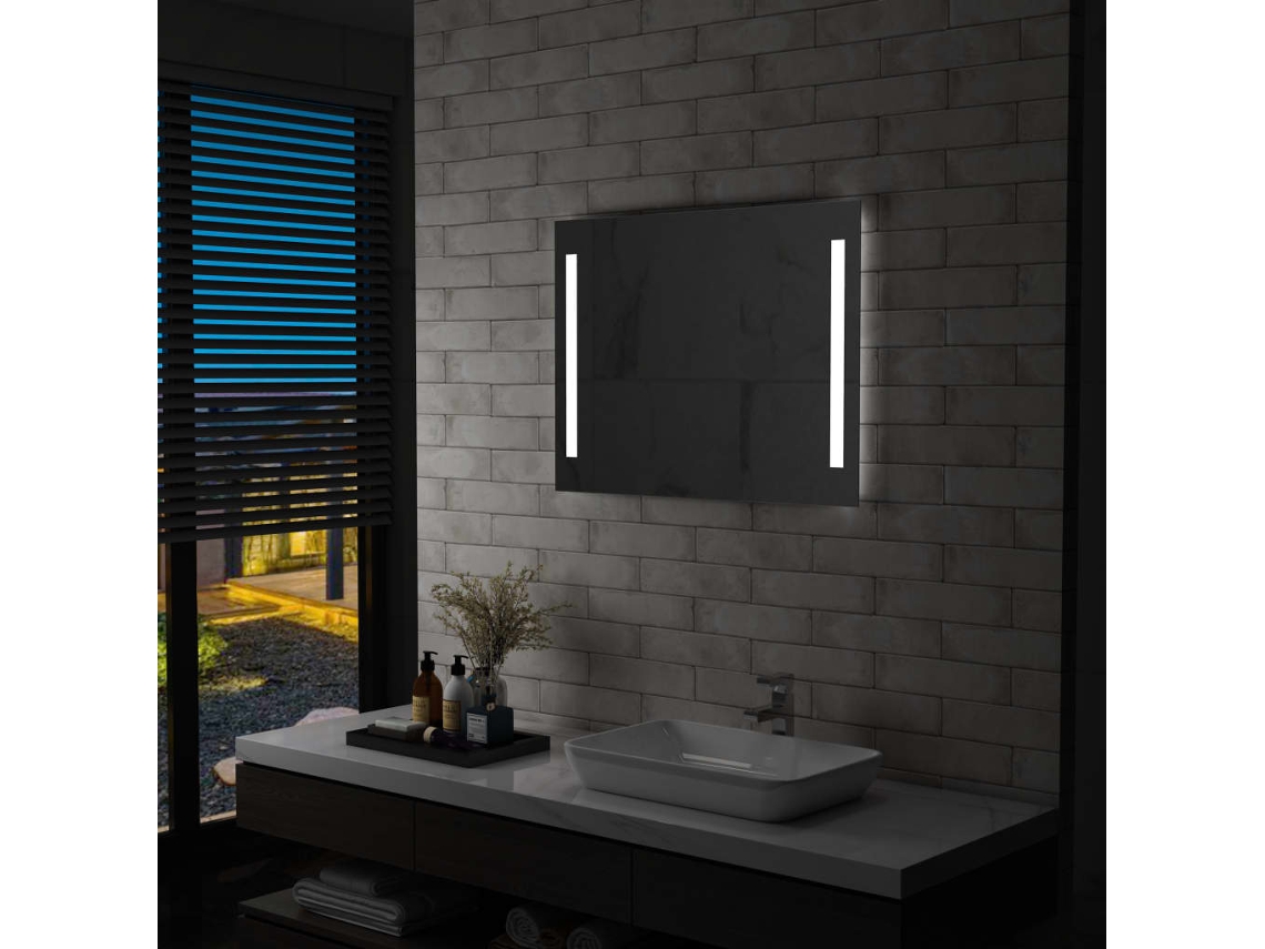 Espejo de Pared Led para Baño 80 x 60 cm