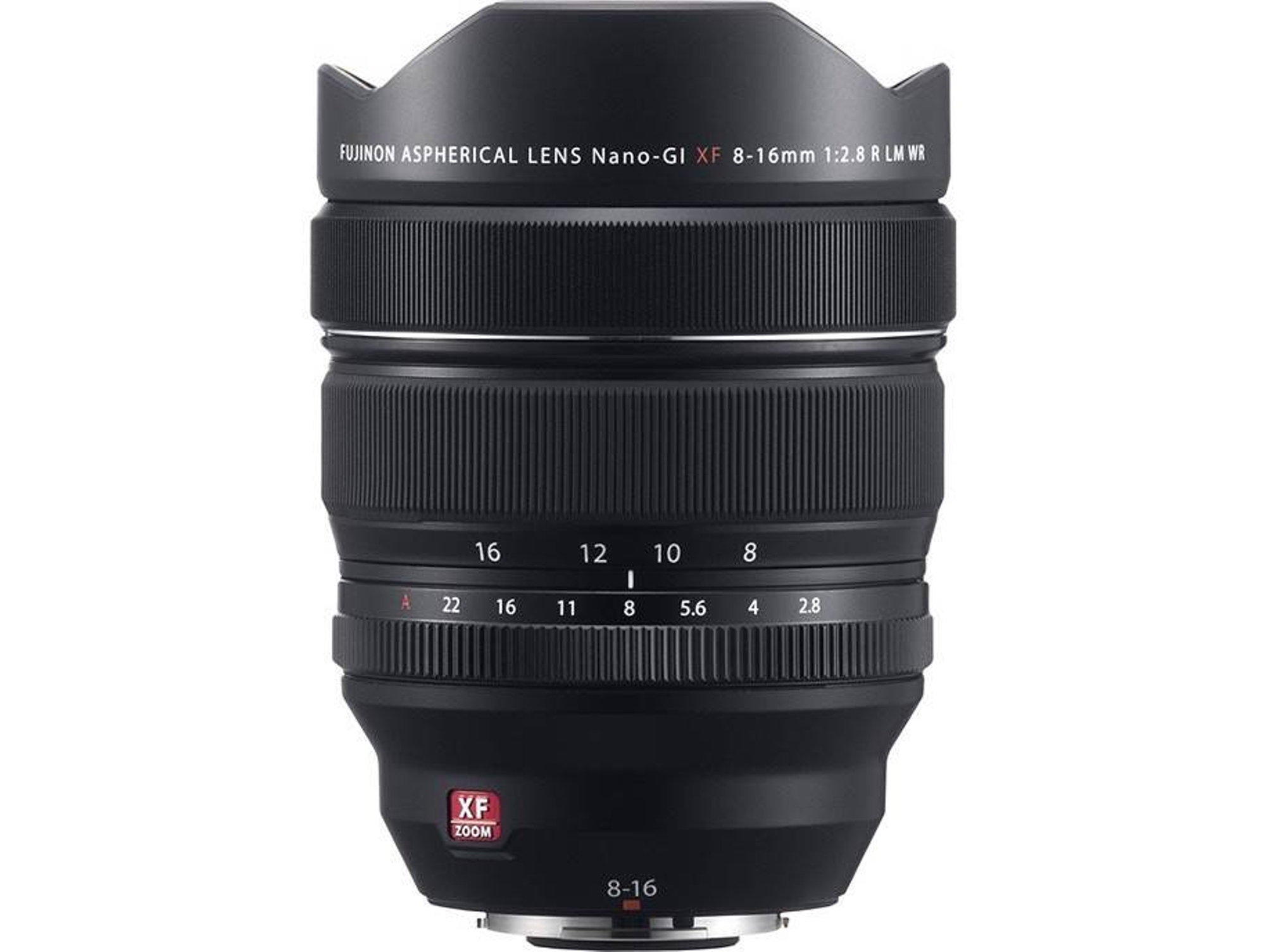 Objetivo FUJIFILM XF 8-16 mm R LM OIS WR (Encaje: Fujifilm X Mount - Apertura: f/22 - f/2.8)