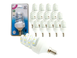 Juego de 10 bombillas LED de luz cálida de 5 W, 400 lúmenes, temperatura de 3000 K, Wellhome