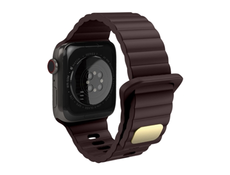 Correa Apple Watch 41mm / 40mm y 38mm Silicona Flexible y Suave Marrón AVIZAR