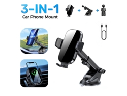 Cargador de coche inalámbrico, tenedor automático del teléfono de salida de aire del cargador del coche del apretón del tenedor del teléfono