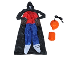 Disfraz Inflable De Fantasma Negro Cute Cartoon Para Halloween Fiestas Cosplay Decoración X131