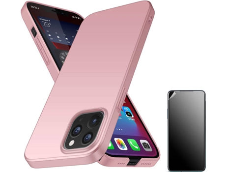 Carcasa + Protector iPhone 13 Mini Turtleshell Rosa BD-PKHC