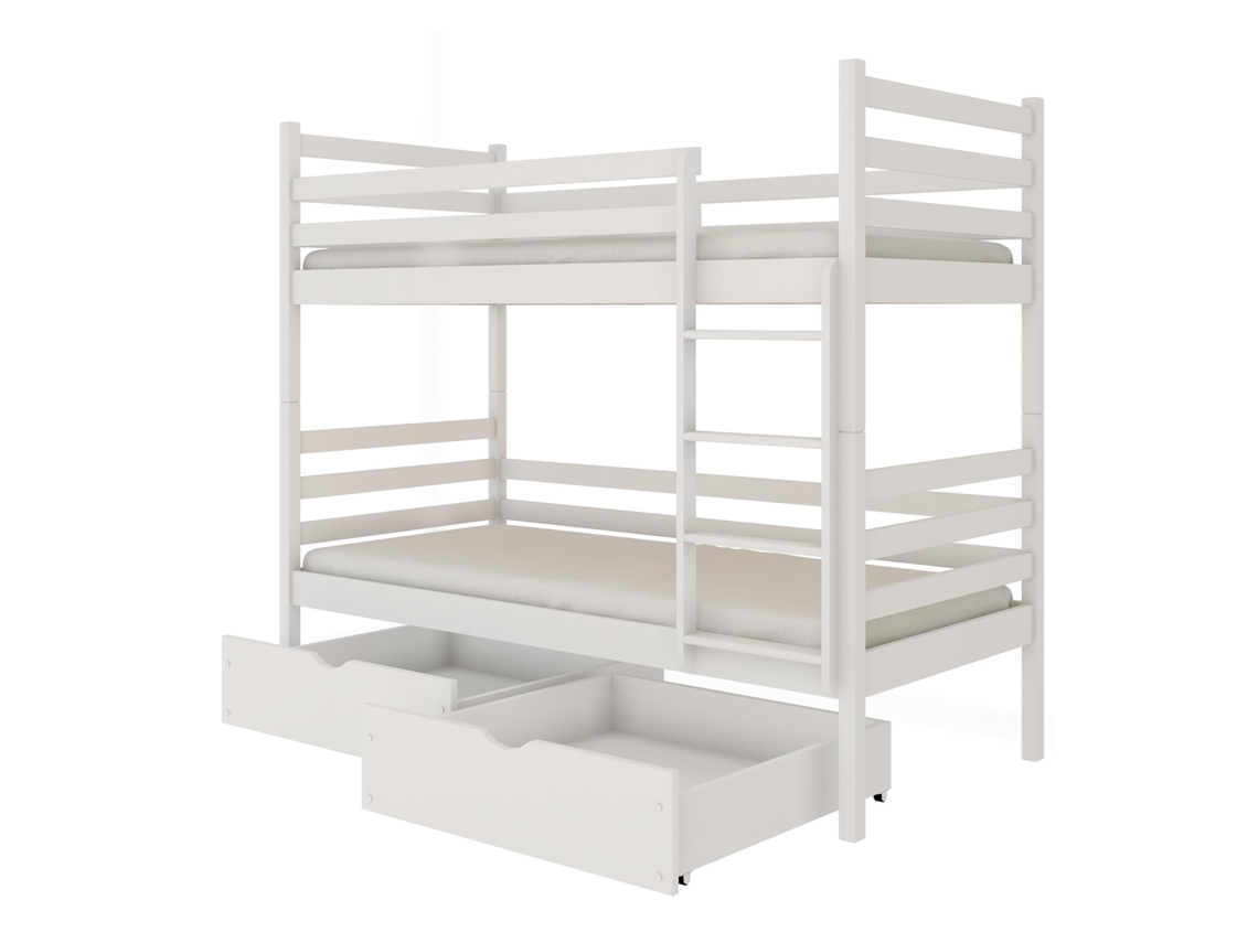 Litera FURNLUX Classic Nemo (Blanco, Madera Maciza - 98X198X161 Cm / 90X190 Cm)