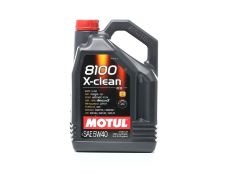 Aceite De Motor 8100 x-Clean C3 5W40 5L MOTUL