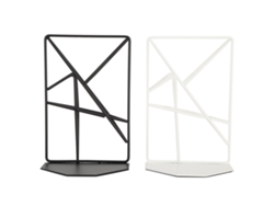 2 Piezas Soportes De Libros Decorativos Con Diseño Geométrico Para Estanterías De Hogar Y Oficina