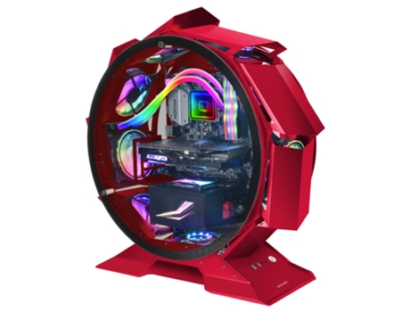 Caja PC Gaming Micro-ATX XL MARS GAMING MCORB Rojo