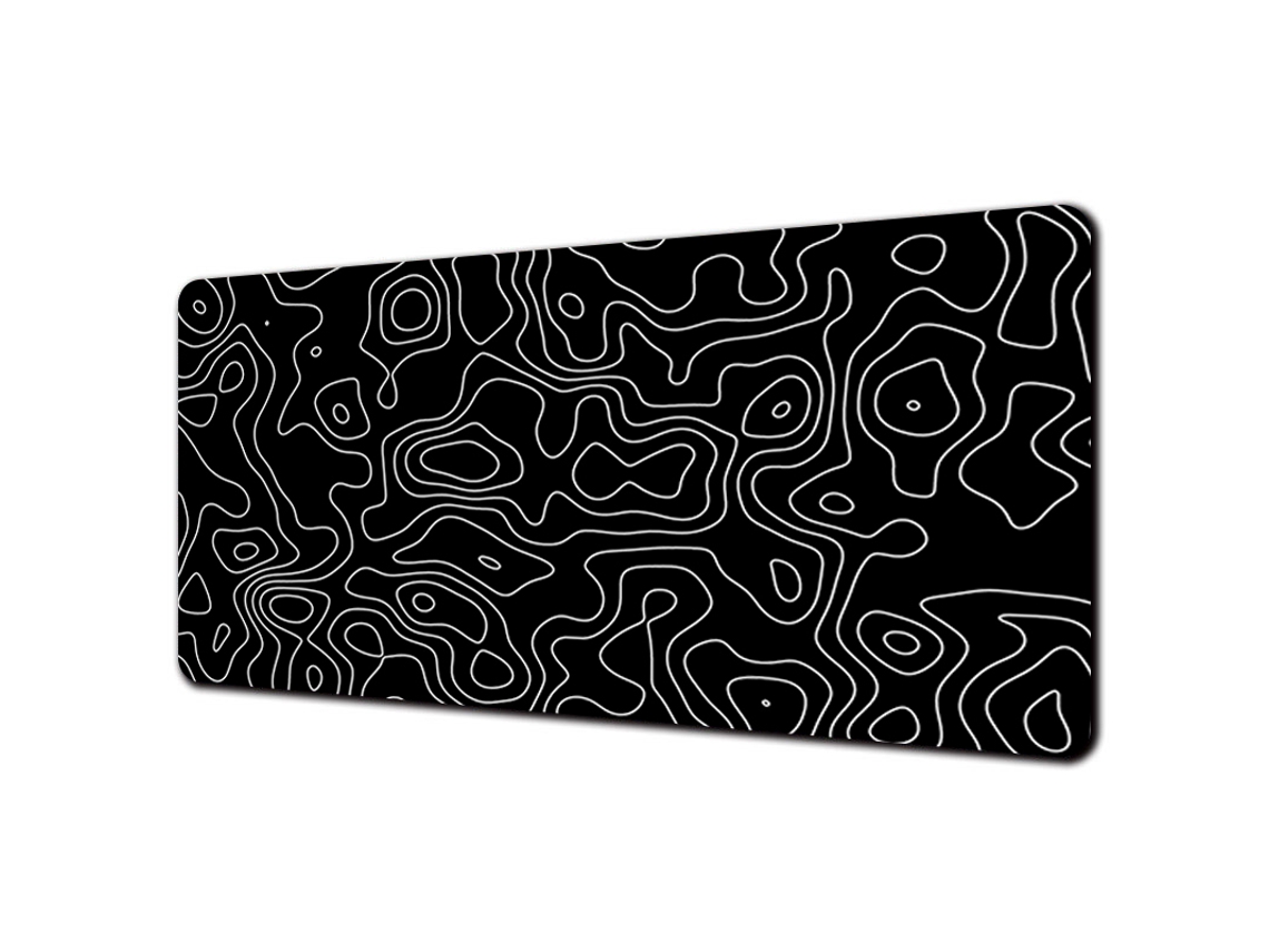 (modelo 2 300x800x2mm) Alfombrilla De Ratón Para Juegos Strata, Alfombrilla De Escritorio De Goma Antideslizante Grande