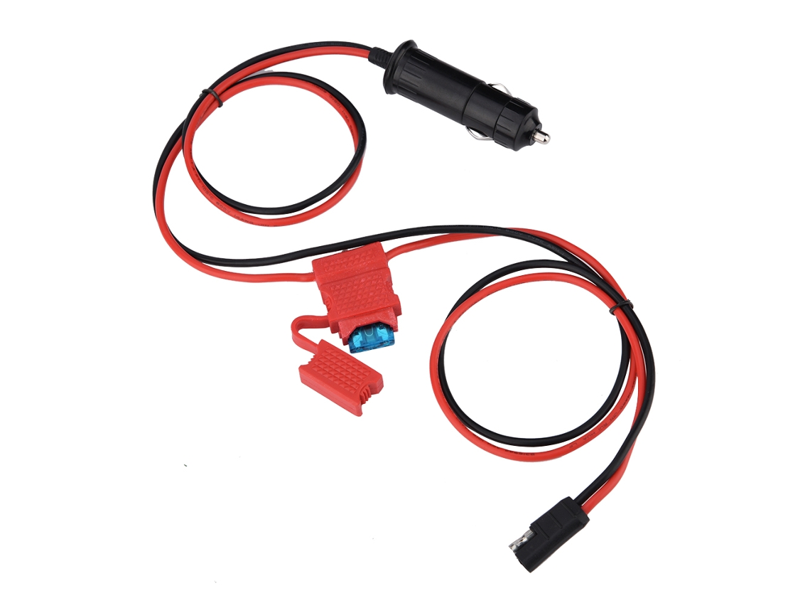 Cable de alimentación de CC (alimenta radios Motorola y conector de encendedor de cigarrillos)