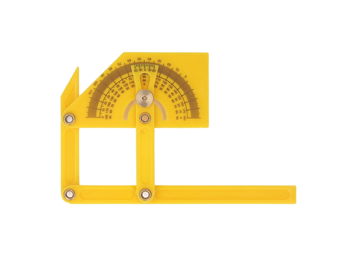Protector De Ángulo Ajustable De 0 A 180 Grados, De Plástico, Para Uso Interno Y Externo. Herramienta De Carpintería.