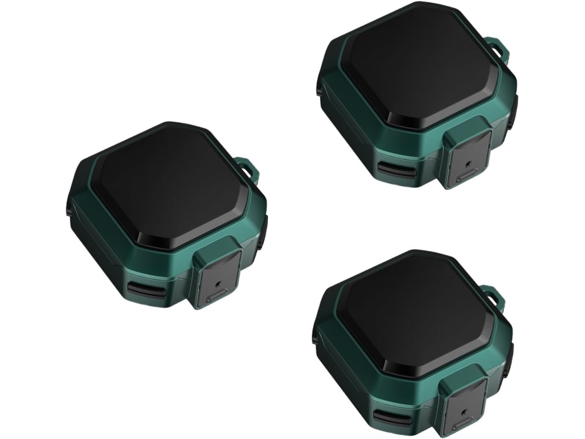 Estuche Protector De 3 Piezas Para Auriculares Portátiles Live Pro, Resistente A Golpes.
