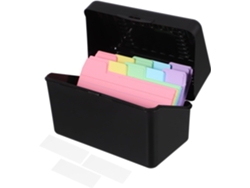 Caja De Plástico Para Guardar Fichas Con Tapa