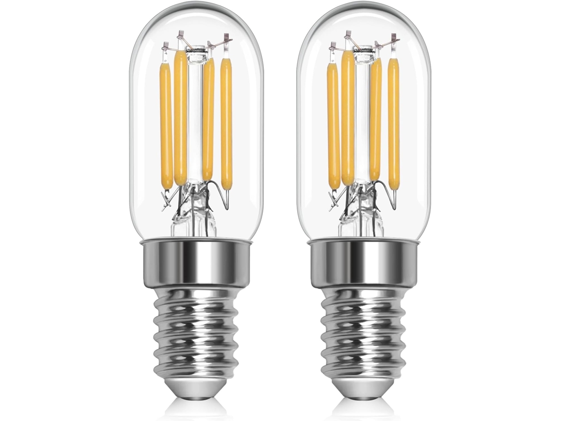 Bombilla Led E14 1w 230v, Luz Blanca Calida 2700k, Sustituye Bombilla Halogena De 10 A 15w, Para Luminarias De Sal
