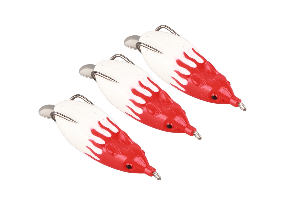 3 Piezas De Señuelo Artificial Suave Con Forma De Cabeza De Serpiente Con Lentejuelas, 7 Cm, 55 G, Para Pesca. 2