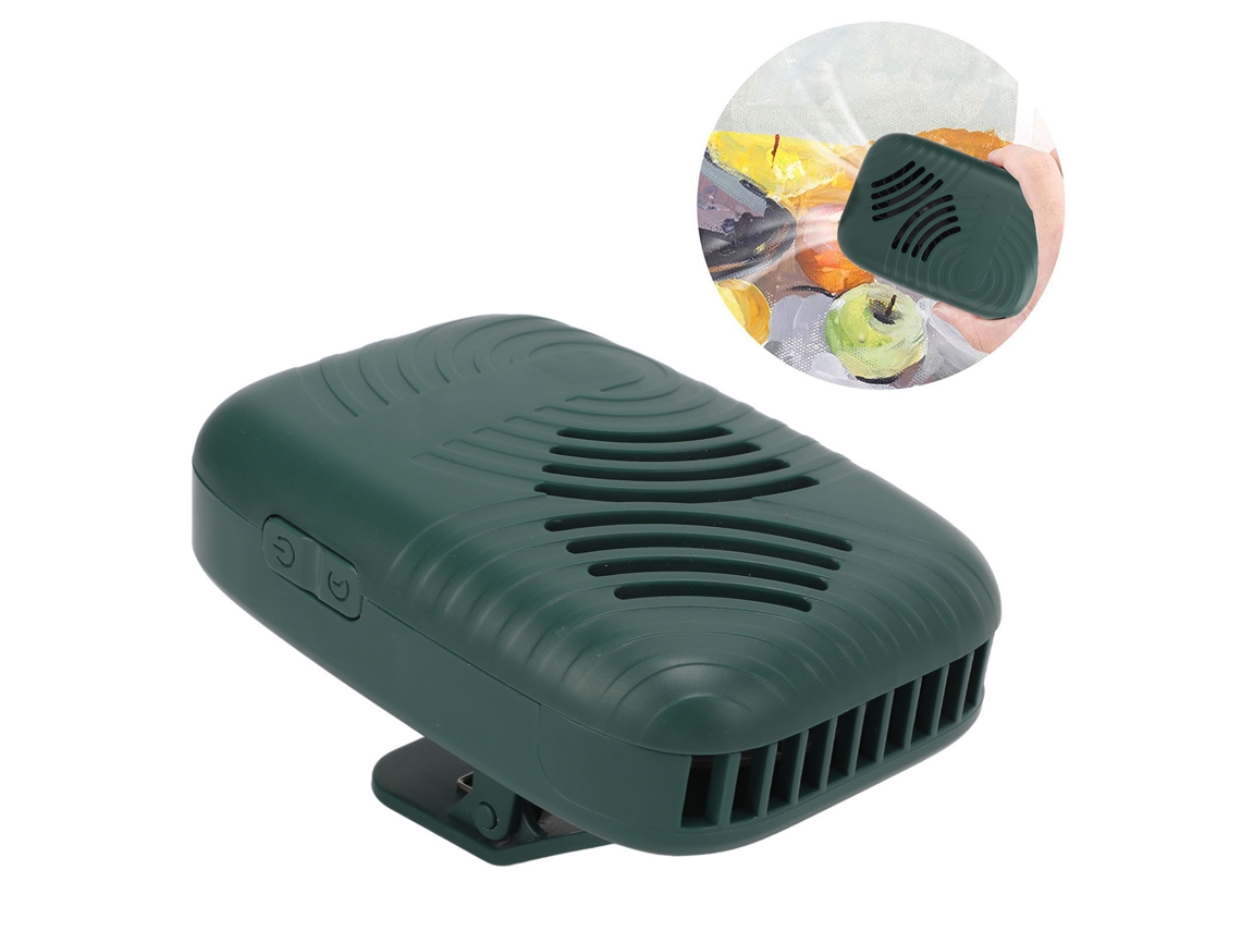 Secador De Tinta Inteligente Con 3 Niveles Ajustables, Carga Usb Y Clip Giratorio De 360° - Verde