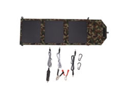 Panel Solar Plegable Ligero De 30 W Con 2 Puertos Usb Y Cargador Inteligente Para Coche De 12 V.