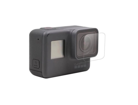 Película templada para Gopro Hero 7 6 5 Protector de pantalla templada para Go Pro Hero 7 6 5 Lente de cámara de acción negra Película templada