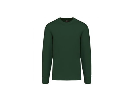 Camiseta de Hombre WK. DESIGNED TO WORK Mangas Montadas Verde (2XL)