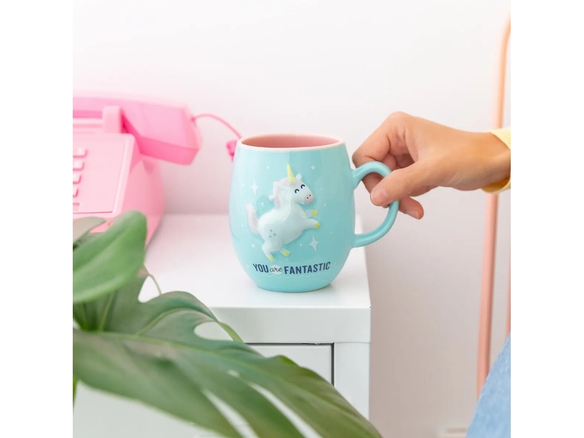 Taza en relieve con unicornio MR. WONDERFUL You Are Fantastic
