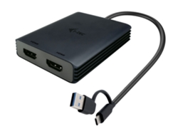 USB-A/USB-C Dual 4K/60 Hz HDMI Video Adapter I-TEC